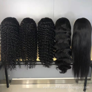 Unprocessed 100% Human Hair Full Lace Wig,Glueless Full Lace Brazilian Human Hair Wig,Natural Human Hair Wig For Black Women
